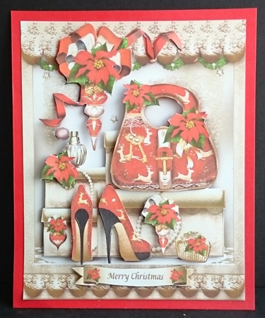 Christmas Ladies Boutique Card Mini Kit by Sue Soules