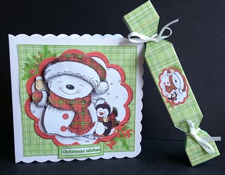 7x7 Snowman cheers mini kit by Sue Soules
