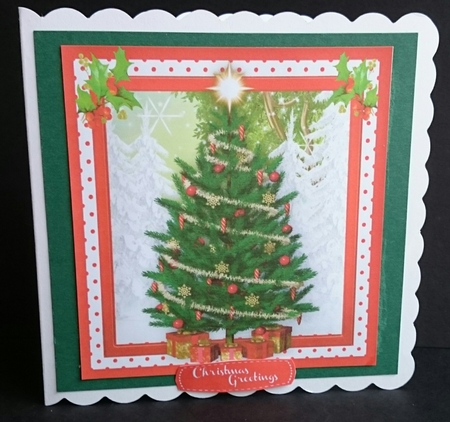 Beautiful Christmas Tree in the Snow  by Sue Soules