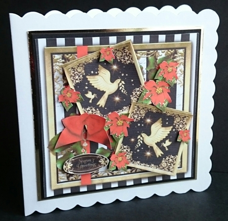 Christmas Doves Card Mini Kit by Sue Soules