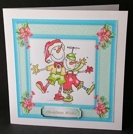 Singing and Dancing Snowmen  by Sue Soules