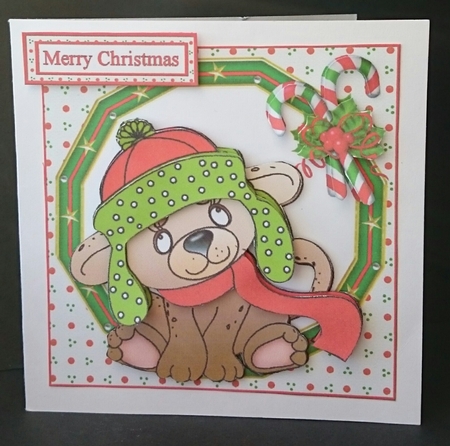 Christmas puppy wishes  by Sue Soules