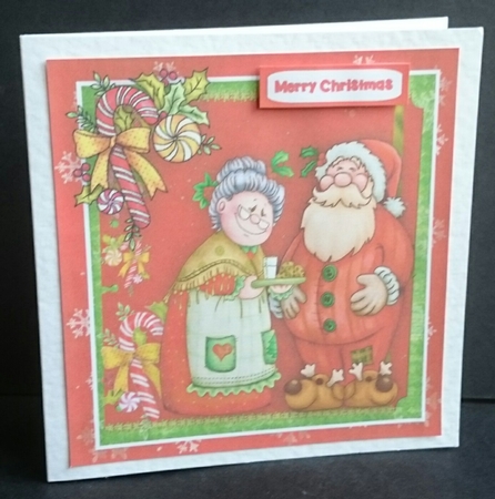Santas Early Breakfast  by Sue Soules