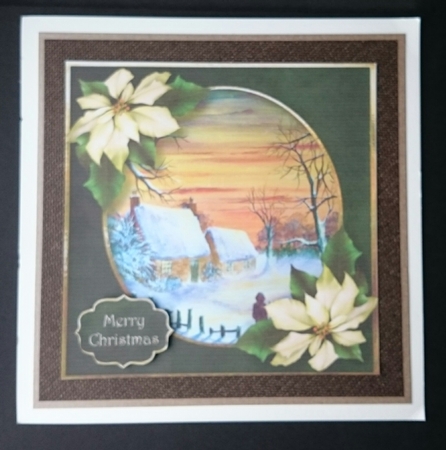 The Christmas Sunrise 8x8 by Sue Soules