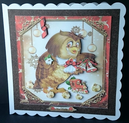 Cute Christmas Owl Mini Kit by Sue Soules