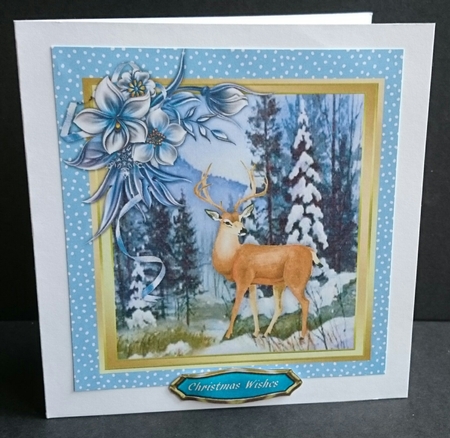 Beautiful Stag on the Hll by Sue Soules