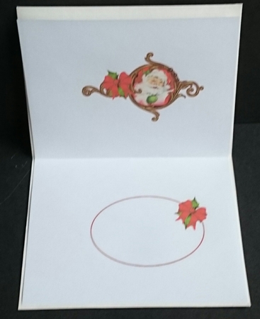 Merry Christmas laughing Santa insert by Sue Soules