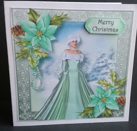 A Winter Stroll 8x8 by Sue Soules