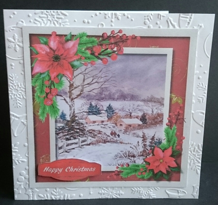 Cottages in The Snow  by Sue Soules