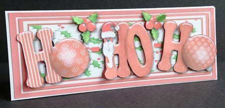 Large D L .Ho Ho Ho  3 by Sue Soules