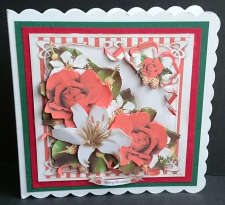 Christmas Bouquet of Flowers Mini Kit by Sue Soules