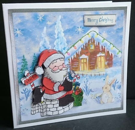 Penguins visit to Santas home by Sue Soules
