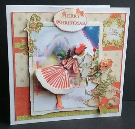 Vintage Lady Christmas Delivery Mini Kit  by Sue Soules