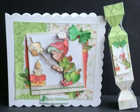8x8 toastie Christmas mini kit by Sue Soules