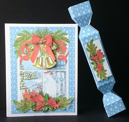 vintage sleigh ride through the window choice of scenes mini kit by Sue Soules