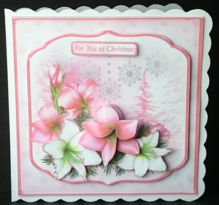 Snowy Night - Decoupage Card by Sue Soules