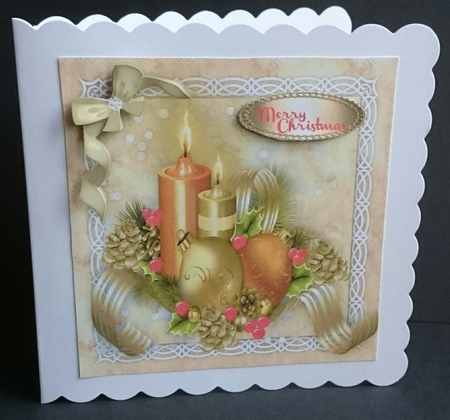 Beautiful Candles at Christmas by Sue Soules
