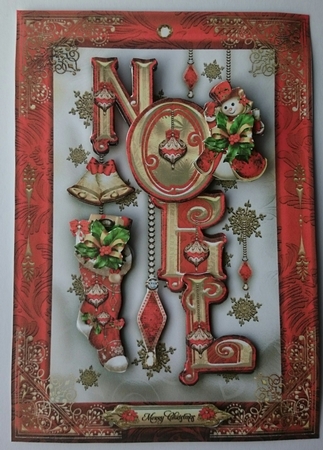 Christmas NOEL Card Mini Kit by Sue Soules