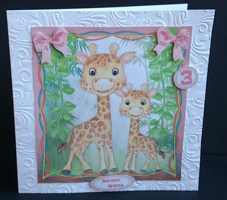 Giraffes at Play  by Sue Soules