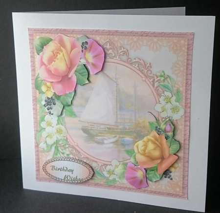 Beautiful Scen with Roses amd Jasmine  by Sue Soules