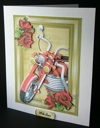 Beautiful Red Motorbike  by Sue Soules