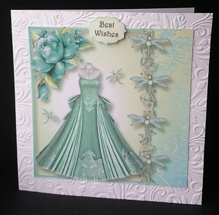The Dragonfly Dress 8x8 by Sue Soules