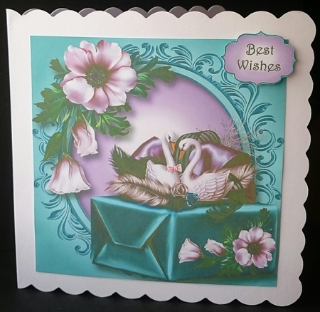 The Swan Gift 8x8 by Sue Soules