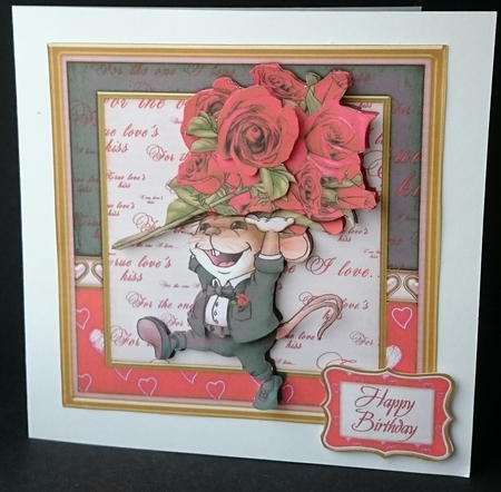 Mr Valentines Mouse 4 Sheet Mini Kit by Sue Soules