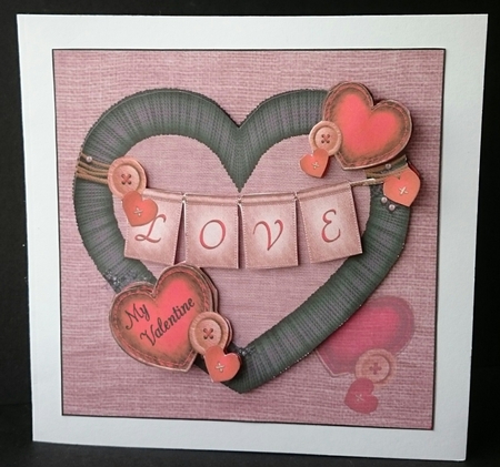 8x8  burlap LOVE one for the guys mini kit 2 by Sue Soules