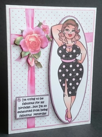 Foxy mama is fabulous quick card by Sue Soules