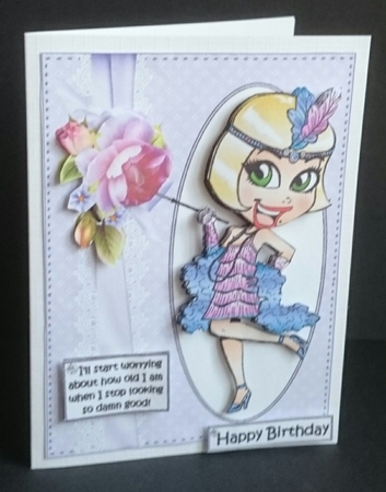 Frieda flapper looking fabulous blonde by Sue Soules