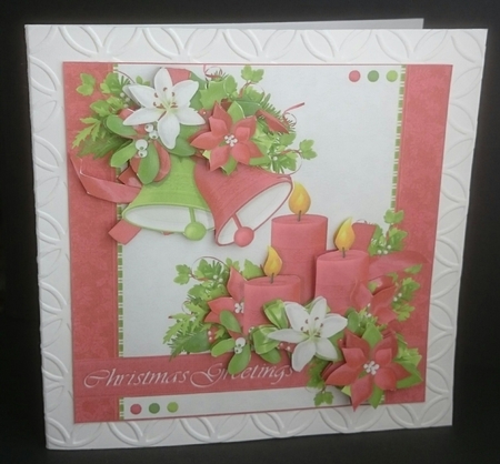 8x8 Christmas linen magic mini kit by Sue Soules