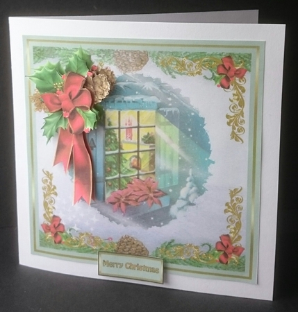 Christmas through the window by Sue Soules