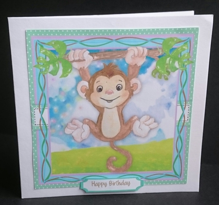 Cute Safari Monkey by Sue Soules