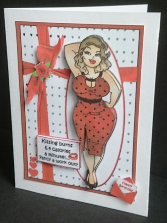 Foxy Mama wants a valentine kiss  by Sue Soules