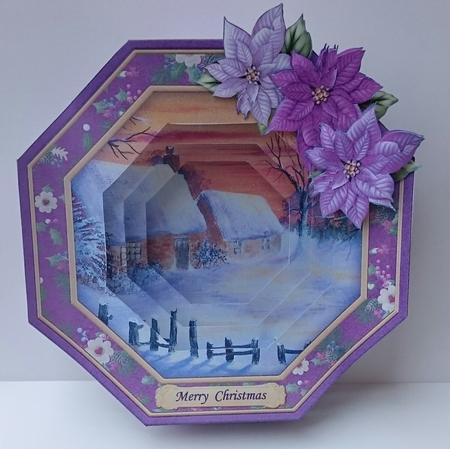 A Snowmans View Christmas Octatunnel Kit by Sue Soules