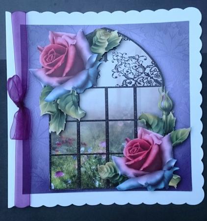 The Floral Window & Summer Roses by Sue Soules