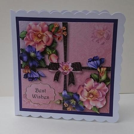 Summer Blooms with Ribbons & Bow by Sue Soules