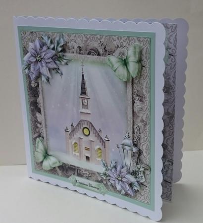 The Winter Church Card Front Kit by Sue Soules