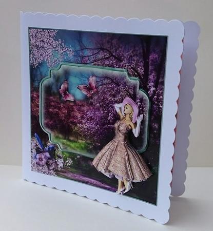 50's Style Lady and Spring Blossom Mini Kit by Sue Soules