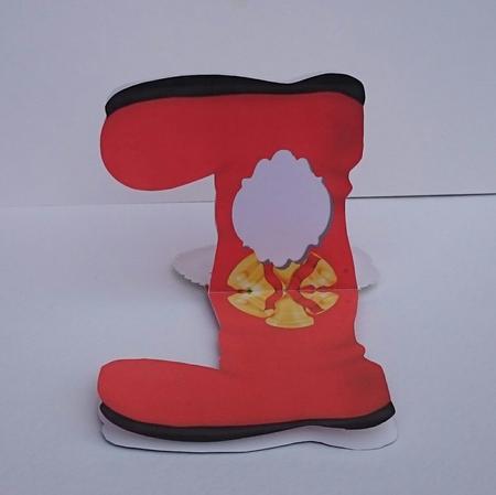 Peek-a-boo Cute Boots - Shaped Insert by Sue Soules