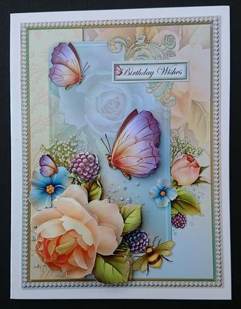 Summer Butterflies & Roses by Sue Soules