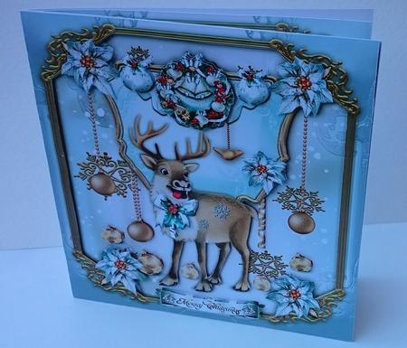 Winter Christmas Reindeer Card Kit by Sue Soules