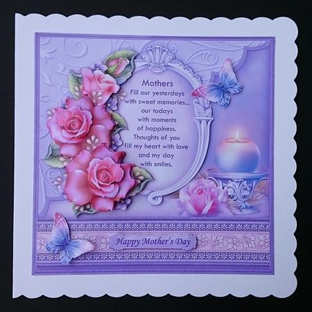 Mother Verse & Pink Roses Birthday or Mother's Day Mini Kit by Sue Soules