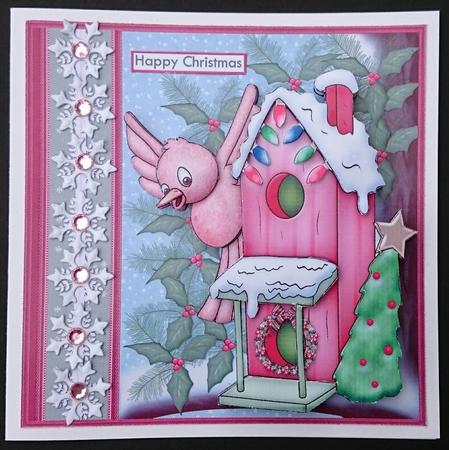 From Our House to Yours Christmas 7.5 Decoupage Mini Kit by Sue Soules