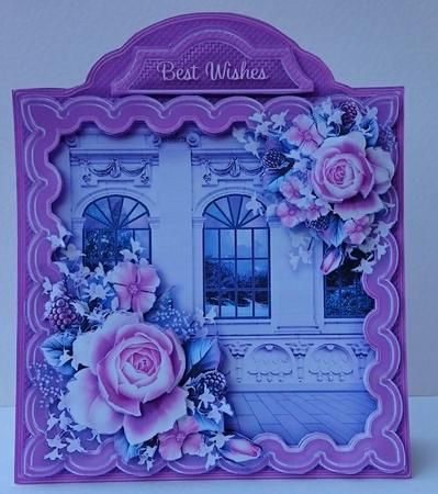 Triangular Base Kit Pink Roses by Sue Soules