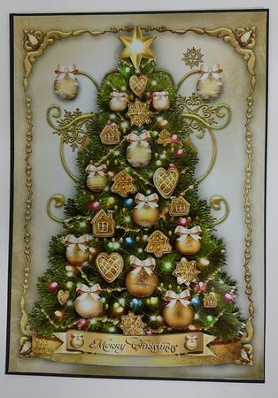 Christmas Tree with Bubbles and Cookies Card Kit by Sue Soules