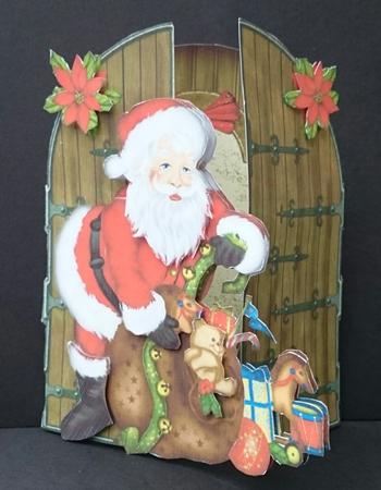 Santa Knocking at the Door by Sue Soules