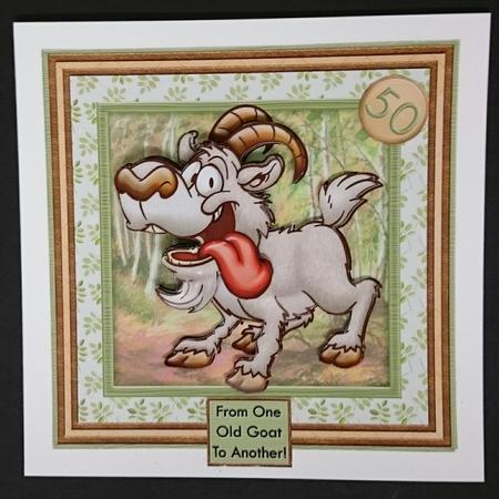 From One Old Goat to Another Birthday Ages Retirement Mini K by Sue Soules
