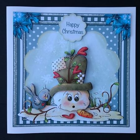 The Melting Card Front Kit by Sue Soules